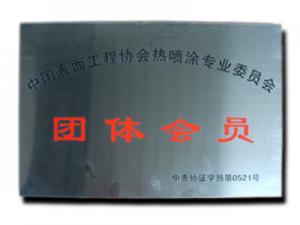 中国表面工程协会热喷涂专业委员会团体会员